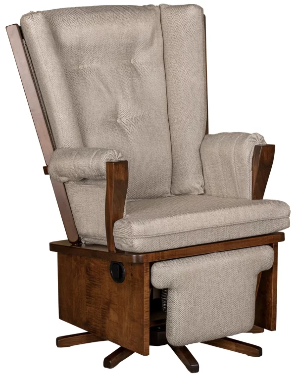 Navan Swivel Glider with Footrest