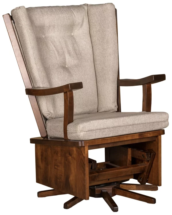 Navan Amish Swivel Glider