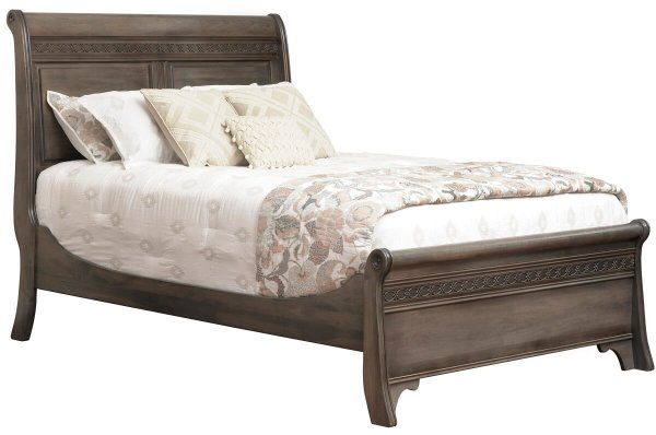 Norman French Country Carved Bed