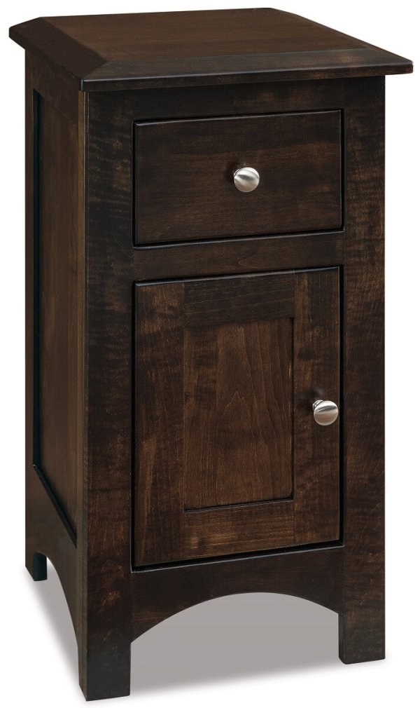Norway Narrow Door Nightstand