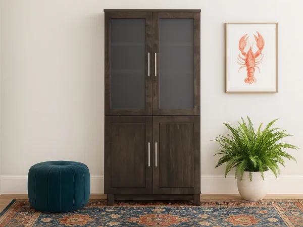 Omega Bookcase with Doors