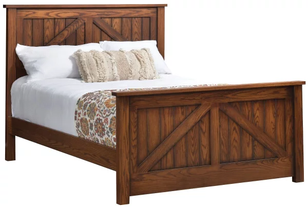 Owasso Modern Farmhouse Panel Bed