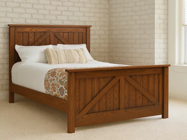 Owasso Modern Farmhouse Panel Bed