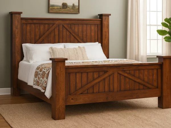 Owasso Farmhouse Post Bed