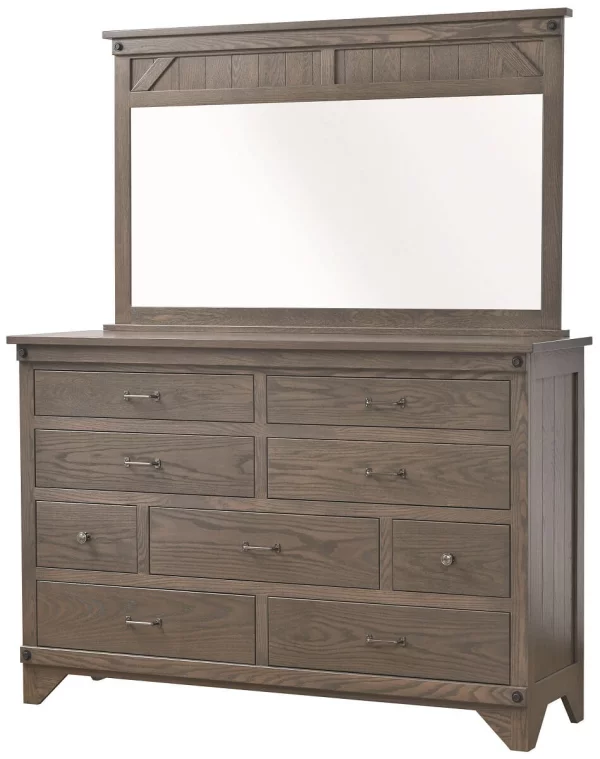 Papillion Grand Mirrored Dresser