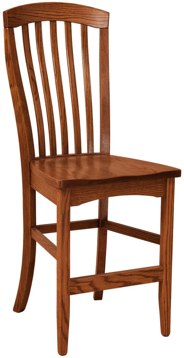 Piazza Solid Wood Barstool