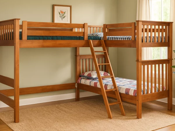Pickens L-Shaped Bunk Bed For Adults