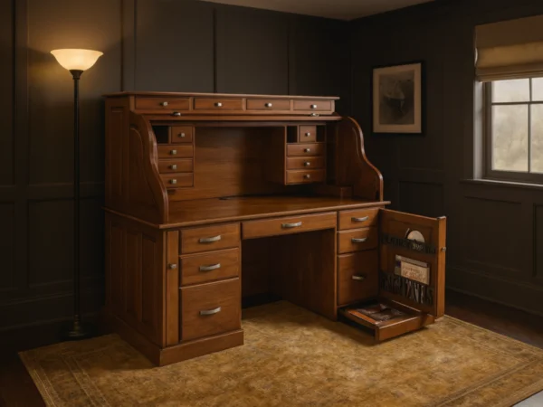Postmaster’s Roll Top Desk - Close Top - 58” & 60” W