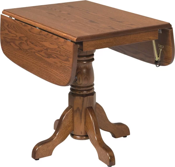 River Shore Pedestal Drop Leaf Table