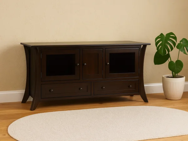 Rockefeller 3-Door Media Stand