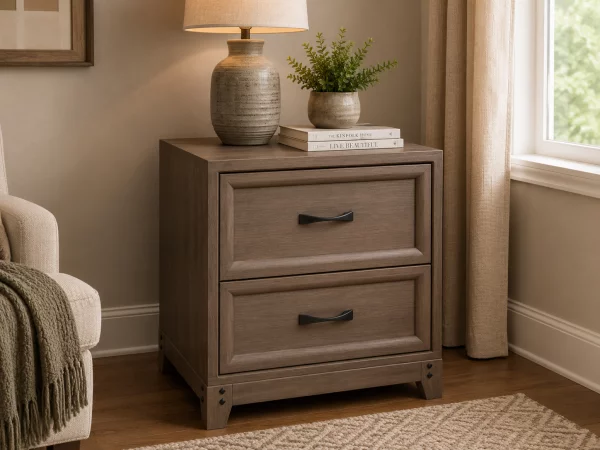 Romney 2-Drawer Bedside Table