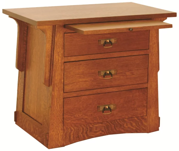 Salcha 3-Drawer Nightstand