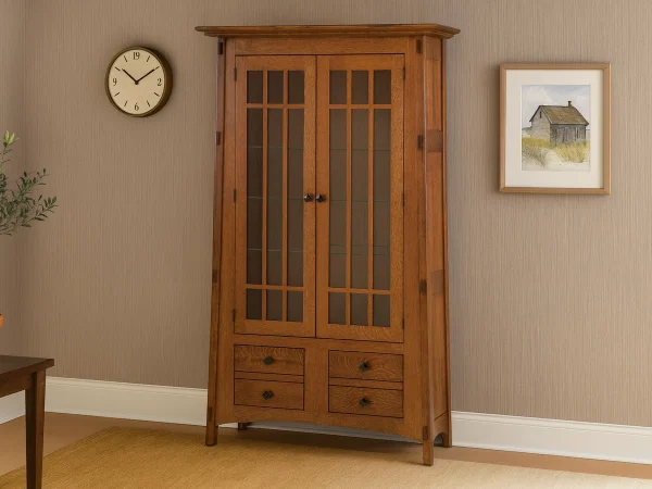 Sebastian McCoy Glass Bookcase