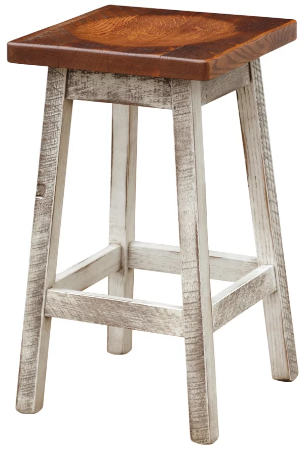 Skowhegan Reclaimed Square Barstool