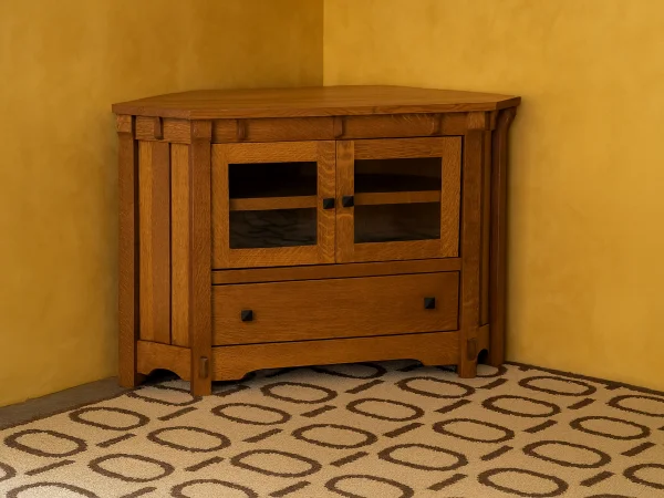 Sunrise Manner Corner Media Console