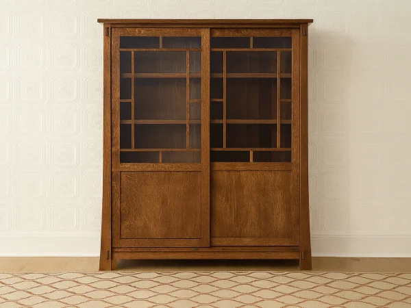 Tahari Sliding Door Bookcase
