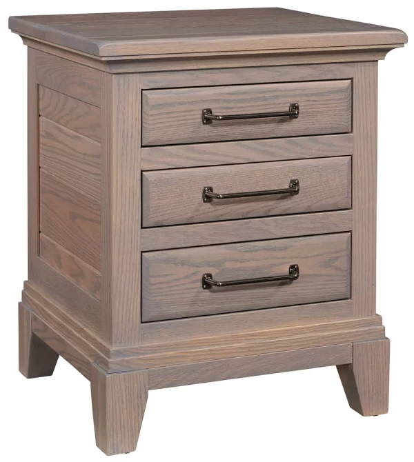 Temple Terrace 3-Drawer Nightstand