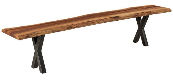 Tortola Live Edge Bench