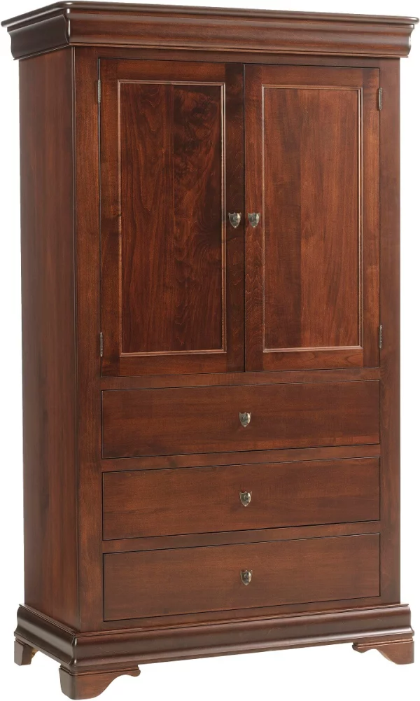 Vincennes Solid Wood Armoire