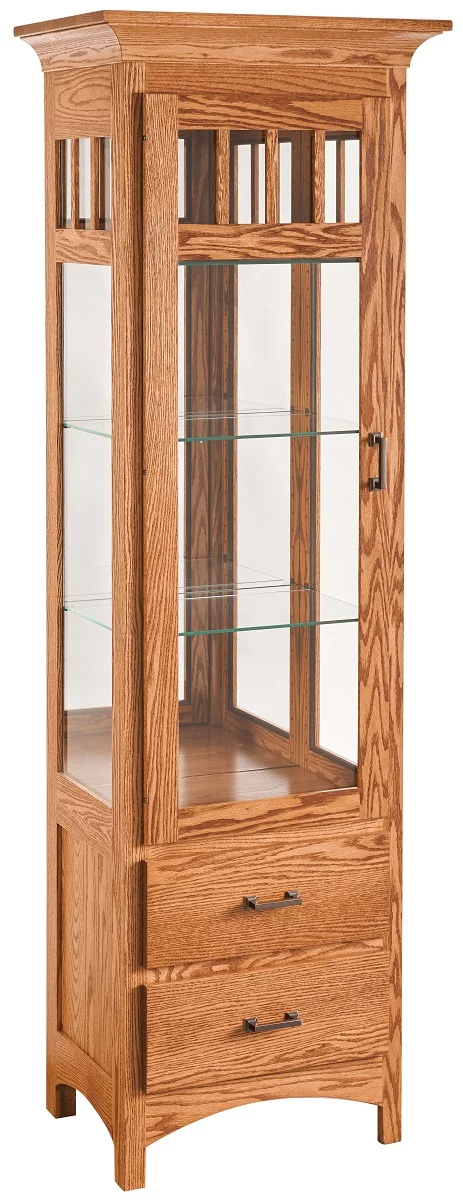 Wheatcroft 2-Drawer Curio