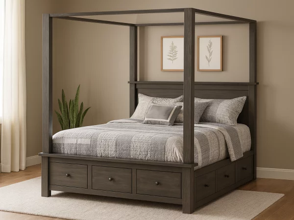 Wyndham Panel Canopy Bed