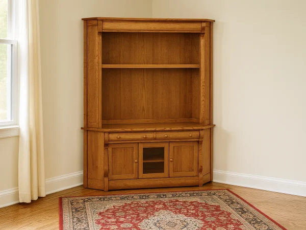 Wyndlot Sleigh Corner Entertainment Center