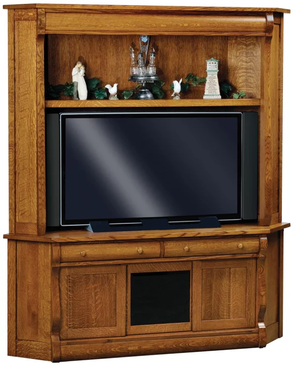 Wyndlot Sleigh Corner Entertainment Center