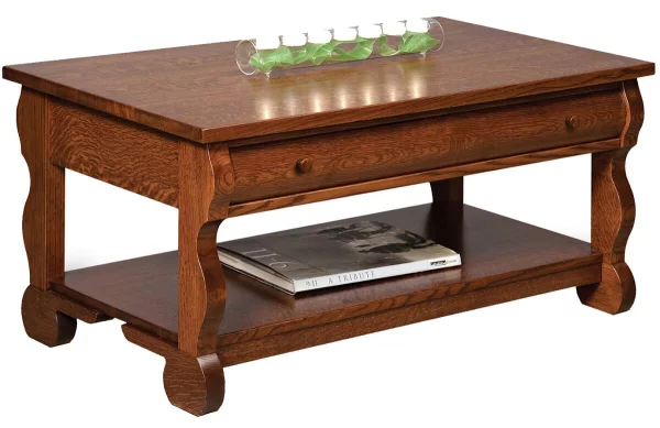 Wyndlot Sleigh Open Coffee Table