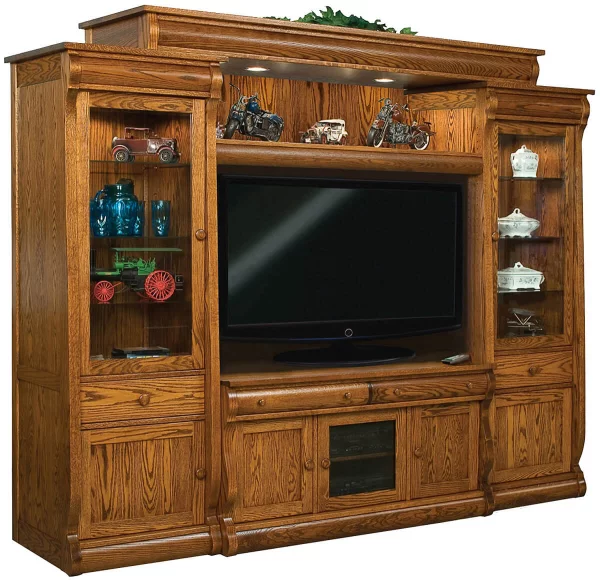 Wyndlot Sleigh Wall Entertainment Center