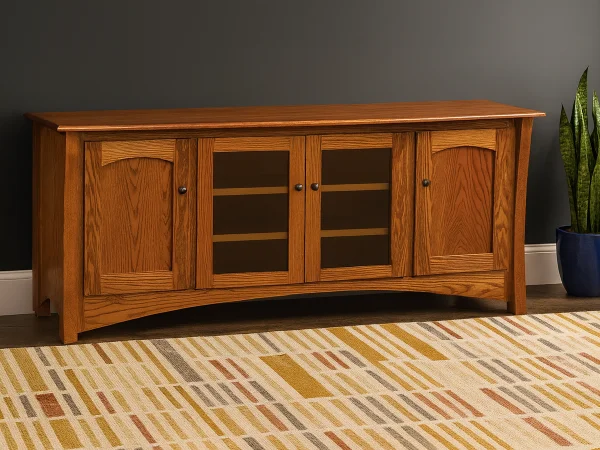 Yutan 4-Door TV Stand