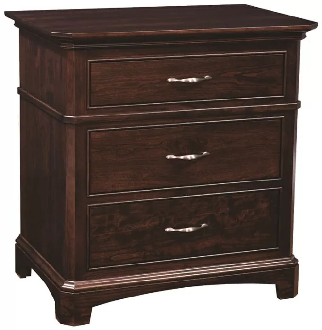 Ada 3-Drawer Nightstand