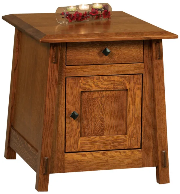 Alaterre Enclosed End Table