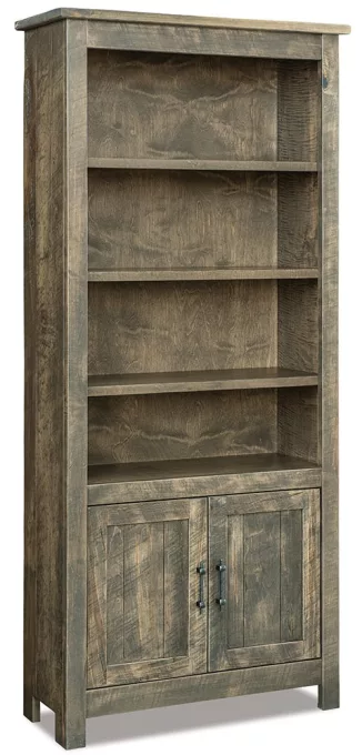Alburtis Rustic Door Bookshelf