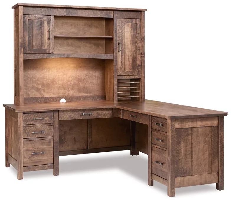Alburtis L-Desk with Hutch