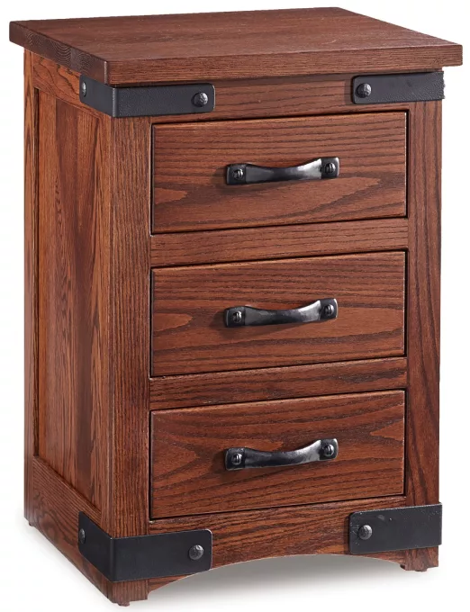 Aldrich 3-Drawer Nightstand
