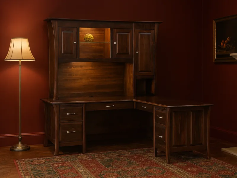 Alix Hutch Top L-Desk