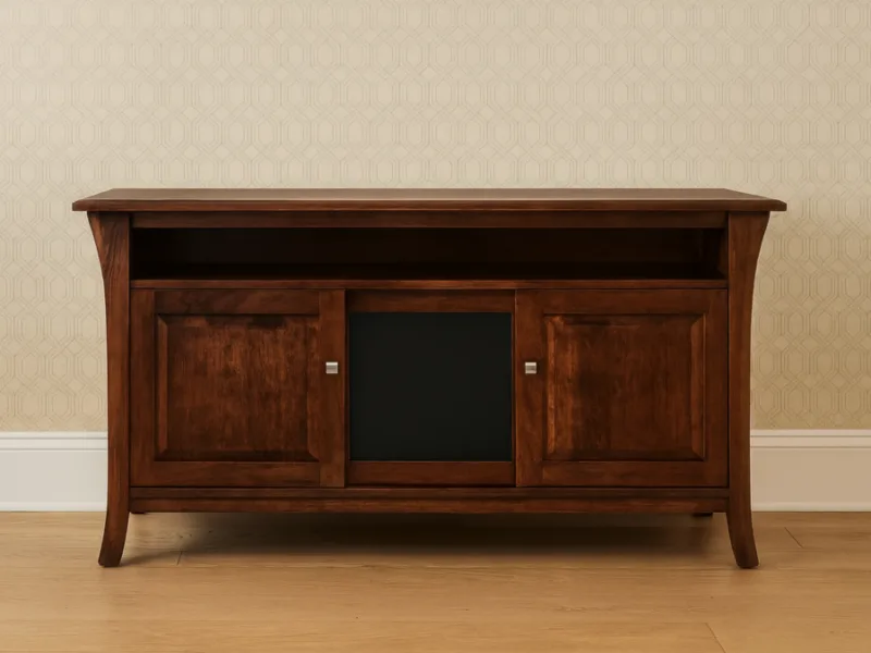 Alix Sliding Door Media Stand