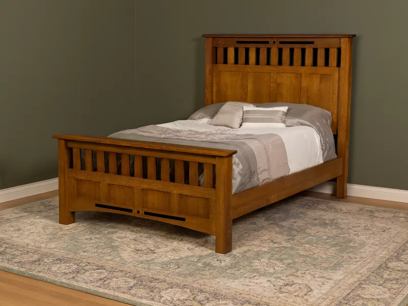 Alpena Slatted Panel Bed