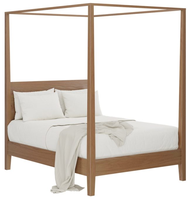 Amboy Contemporary Canopy Bed