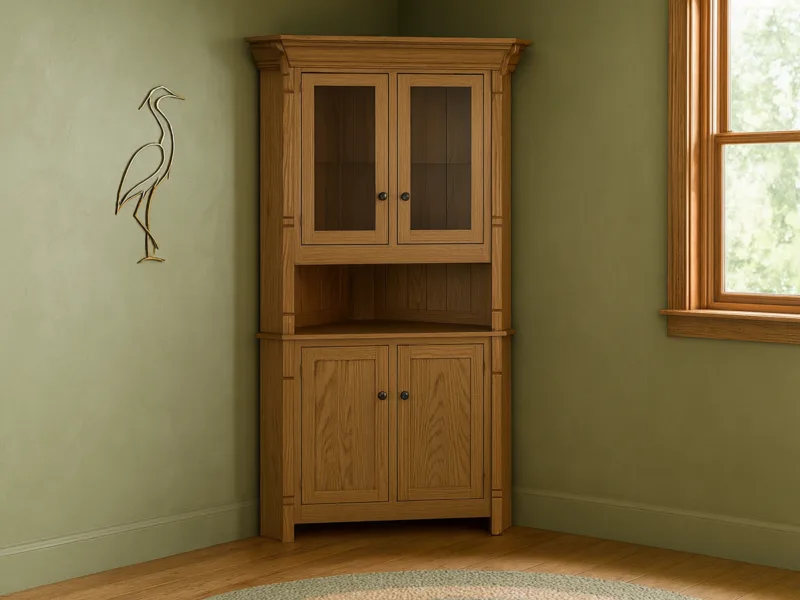 Anona Amish Corner Hutch