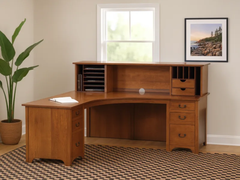 Atlanta Curved L-Desk