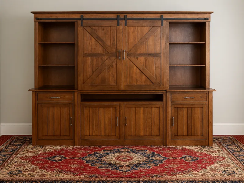 Baden Barn Door Entertainment Center
