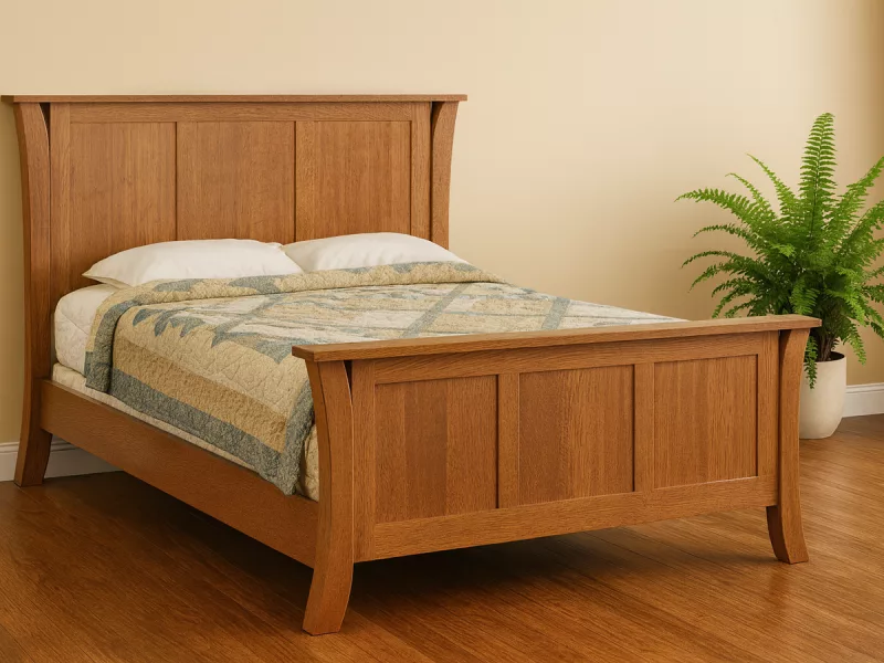 Bankston Curved Post Bed Frame
