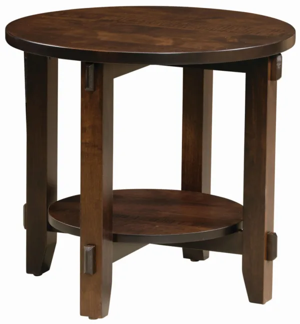 Bass Lake Round End Table