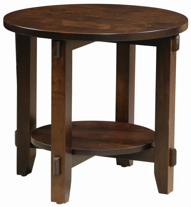 Bass Lake Round End Table