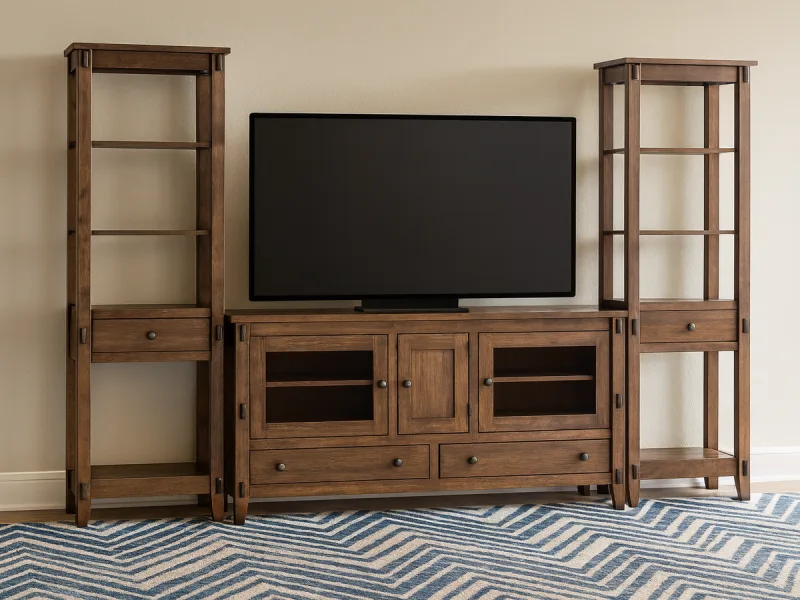 Bass Lake Tower TV Console