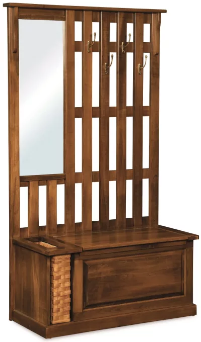 Belle Harbor Coat Rack Bench