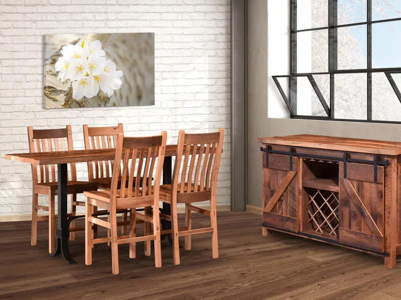 Benton Industrial Bistro Set