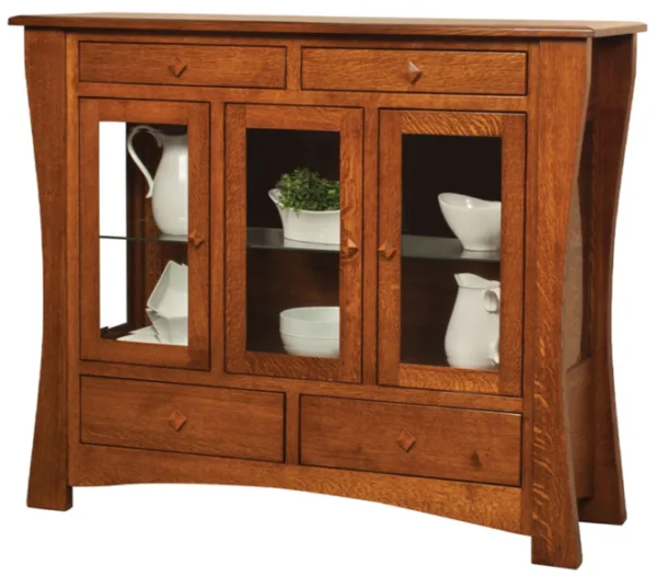 Berkshire Sideboard with Glass Doors