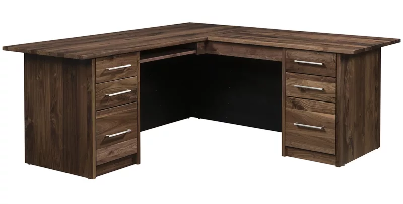 Blackford L Desk: Two-Tone